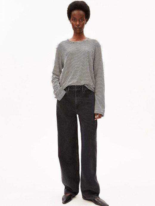 Damen Langarmshirt - Slub