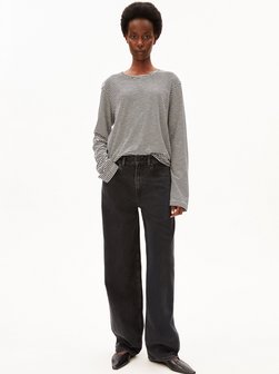 Damen Langarmshirt - Slub