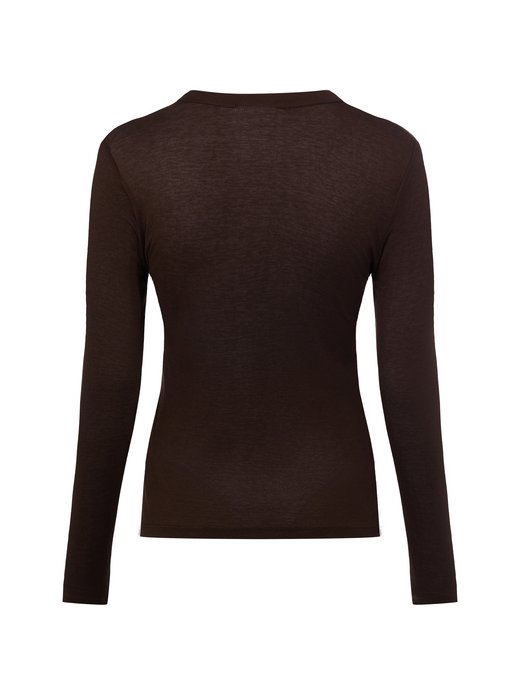 Damen Langarmshirt mit Wolle - Sefemina