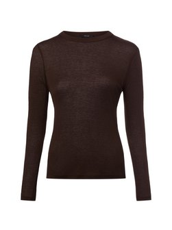 Damen Langarmshirt mit Wolle - Sefemina