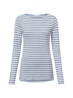 Artikelbild Damen Langarmshirt von Marc O'Polo in hellblau weiß gestreift