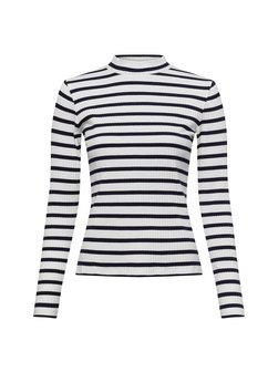 Artikelbild Damen Langarmshirt von s.Oliver in marine weiß gestreift