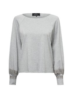 Artikelbild Damen Langarmshirt von Monari in silber uni