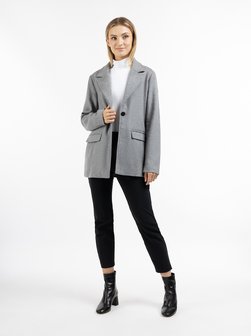 Damen Langer Blazer aus Wollgemisch