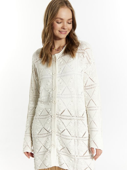 Damen Langer Cardigan