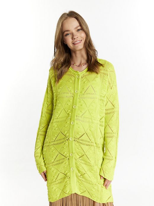 Damen Langer Cardigan