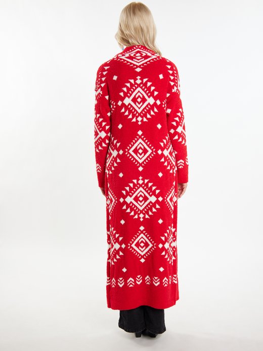 Damen Langer Cardigan