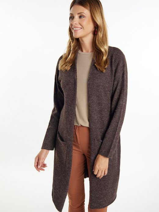 Damen Langer Cardigan