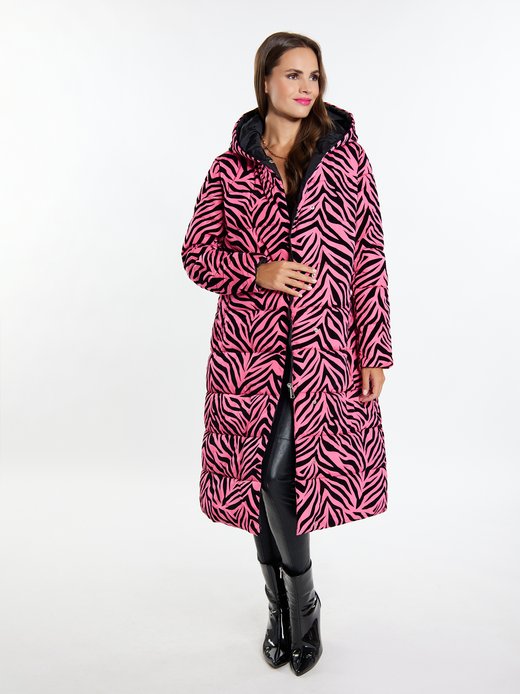 Damen Langer Steppmantel