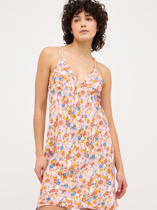 Damen Latzkleid