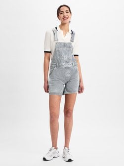Artikelbild Damen Latzshorts - Gaisha von HUGO BLUE in denim weiß gestreift
