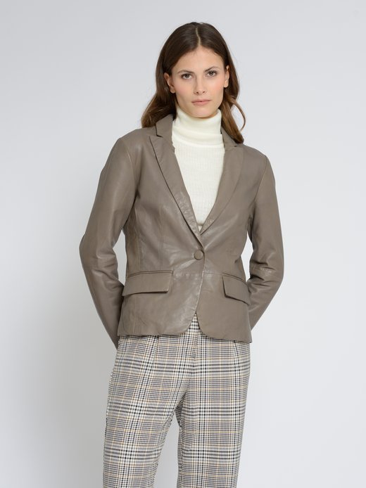Damen Lederblazer