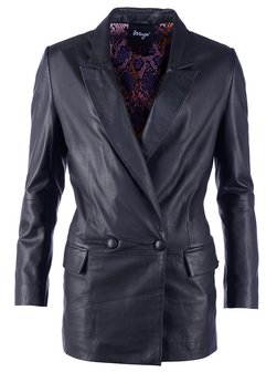 Damen Lederblazer
