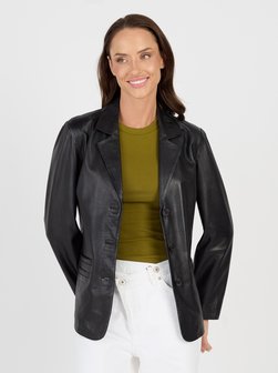 Damen Lederblazer