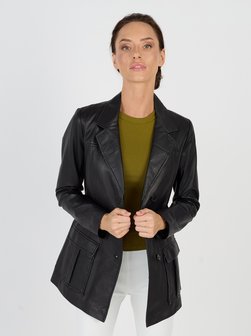 Damen Lederblazer