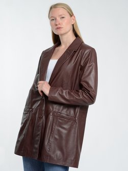 Damen Lederblazer