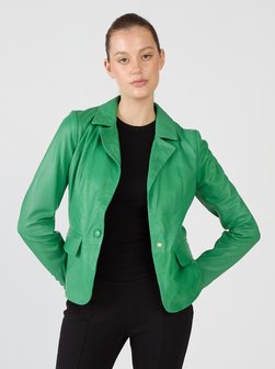 Damen Lederblazer