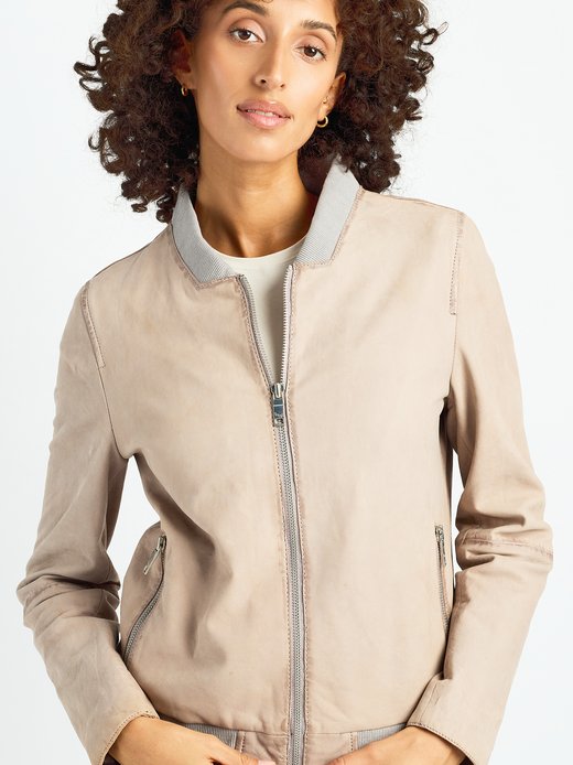 Damen Lederblouson