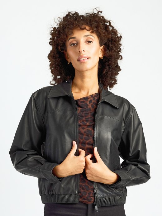 Damen Lederblouson