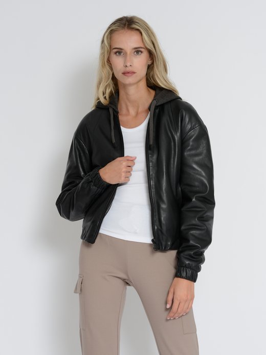 Damen Lederblouson