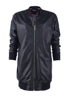Artikelbild Damen Lederblouson von Maze in schwarz gemustert