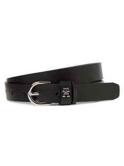 Artikelbild Damen Ledergürtel von Tommy Hilfiger in schwarz uni