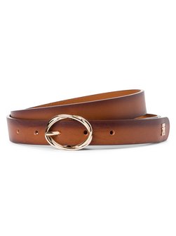 Artikelbild Damen Ledergürtel von Tommy Hilfiger in cognac uni