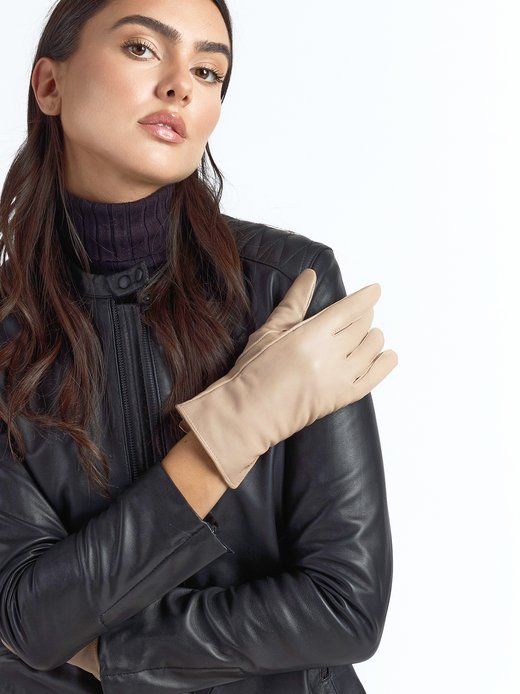 Damen Lederhandschuhe