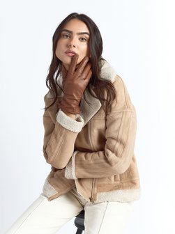 Damen Lederhandschuhe