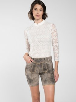 Artikelbild Damen Lederhosen - Lederhose "Fiamma" von Spieth & Wenksy in braun uni