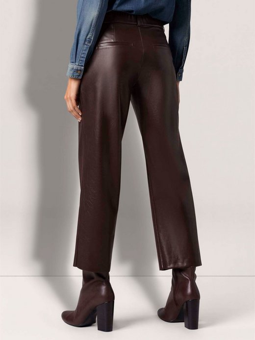 Damen Lederimitathose
