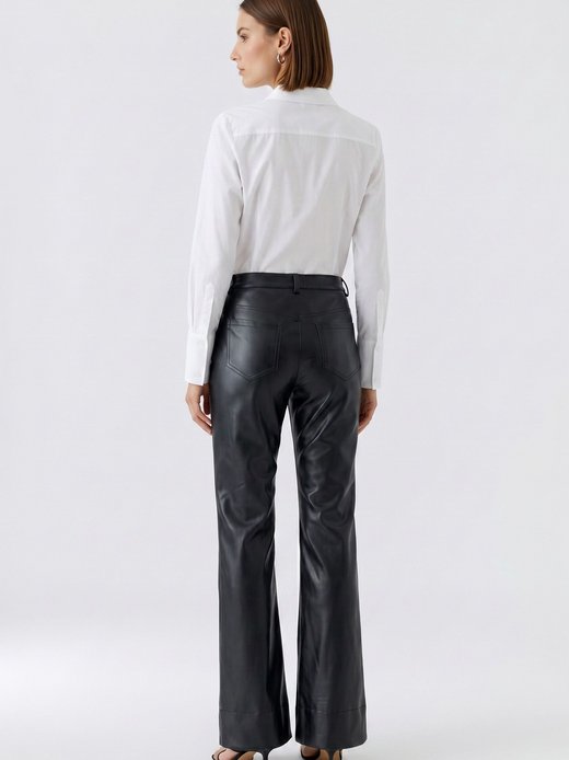 Damen Lederimitathose