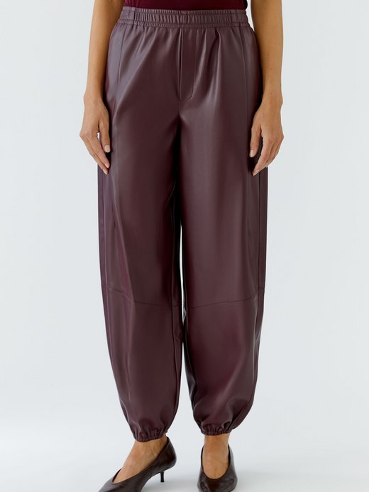 Damen Lederimitathose