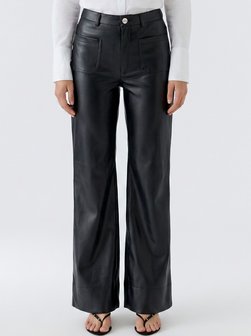 Damen Lederimitathose