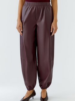 Damen Lederimitathose