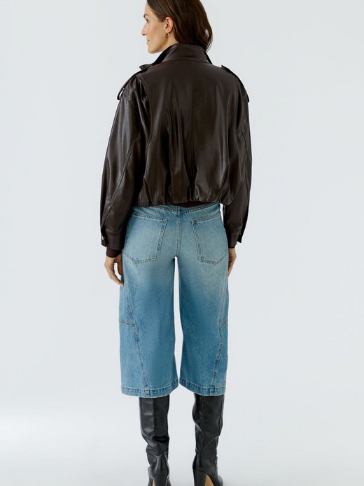 Damen Lederimitatjacke