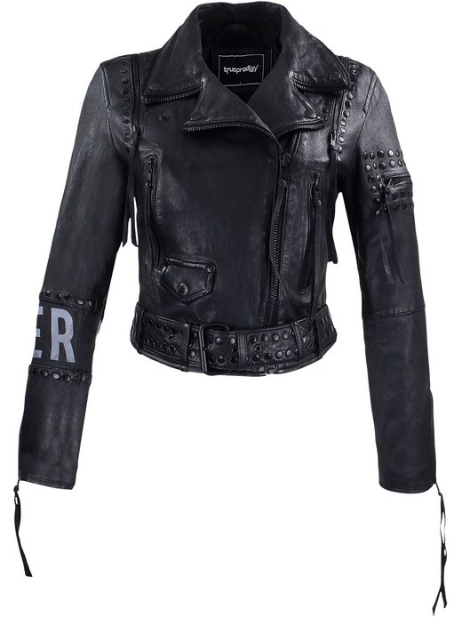 Trueprodigy Damen Lederjacke Ava online kaufen