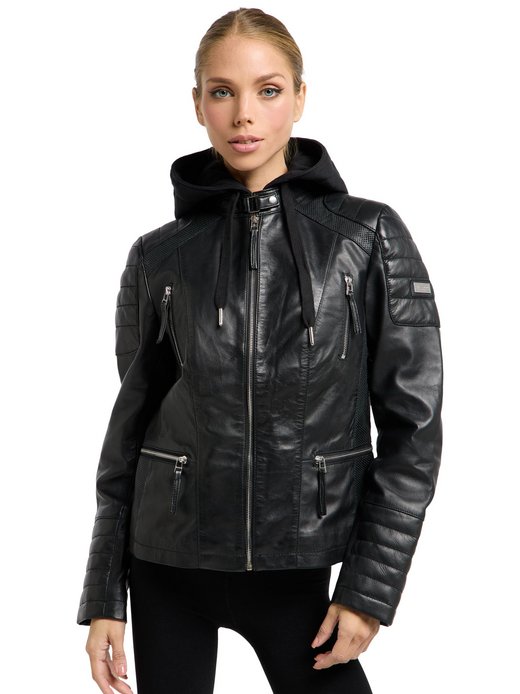 Damen Lederjacke  -  BB581