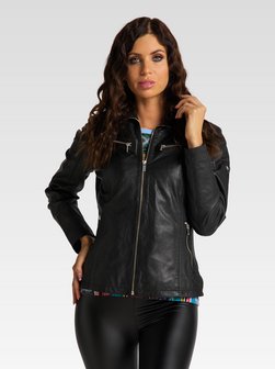 Damen Lederjacke  -  Basic