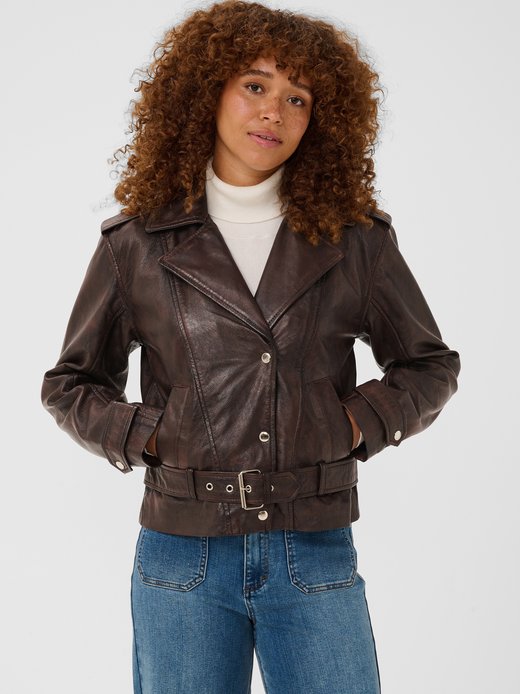 Damen Lederjacke KArusta