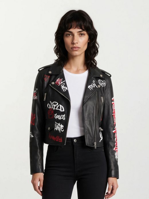 Damen Lederjacke  -  Noka