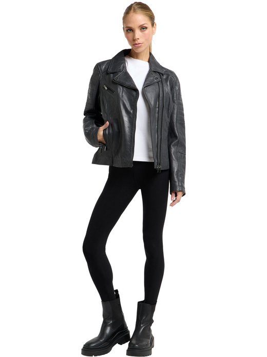 Damen Lederjacke  -  Pine