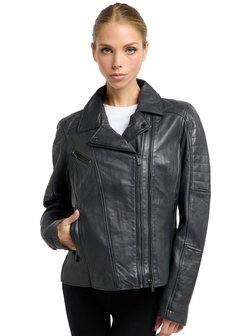 Damen Lederjacke  -  Pine
