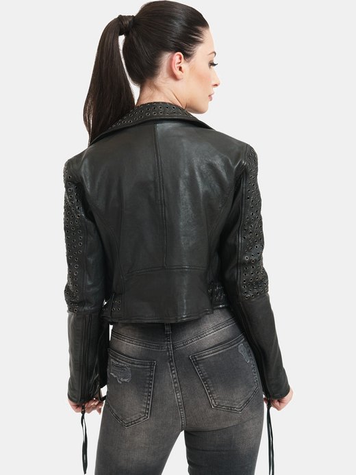 Damen Lederjacke  -  Raven