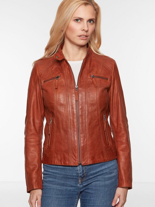 Damen Lederjacke - SEFLORA