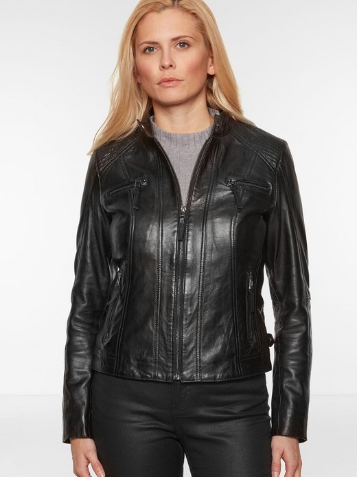 Damen Lederjacke - SEFLORA