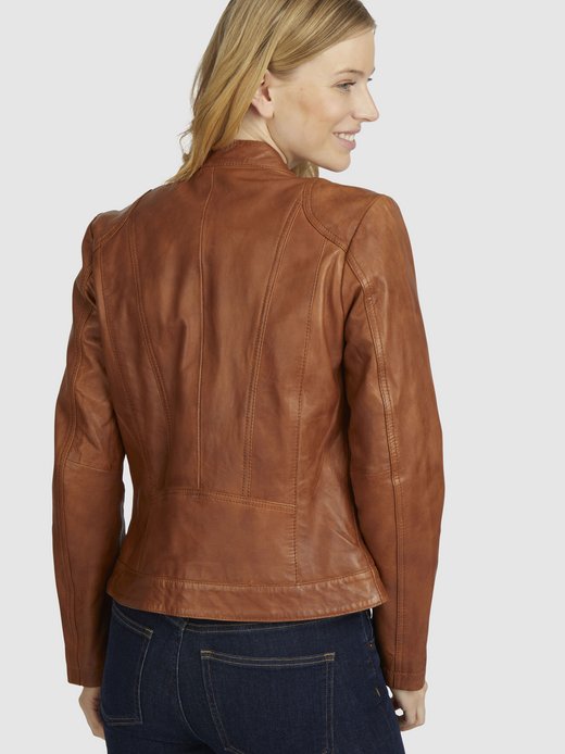 Damen Lederjacke - SEMILANA