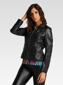 Damen Lederjacke  -  Stud