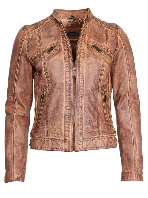 Damen Lederjacke