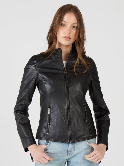Damen Lederjacke